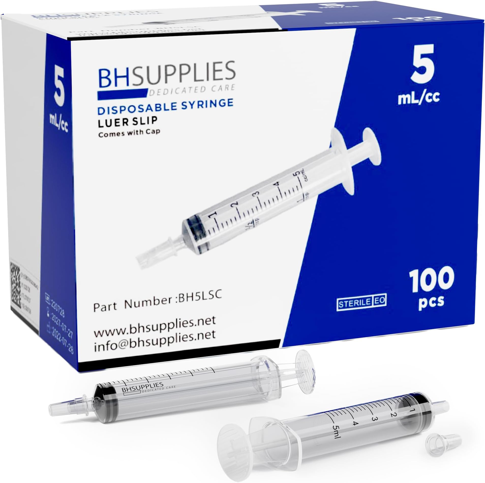 Syringe 5ml 100'S